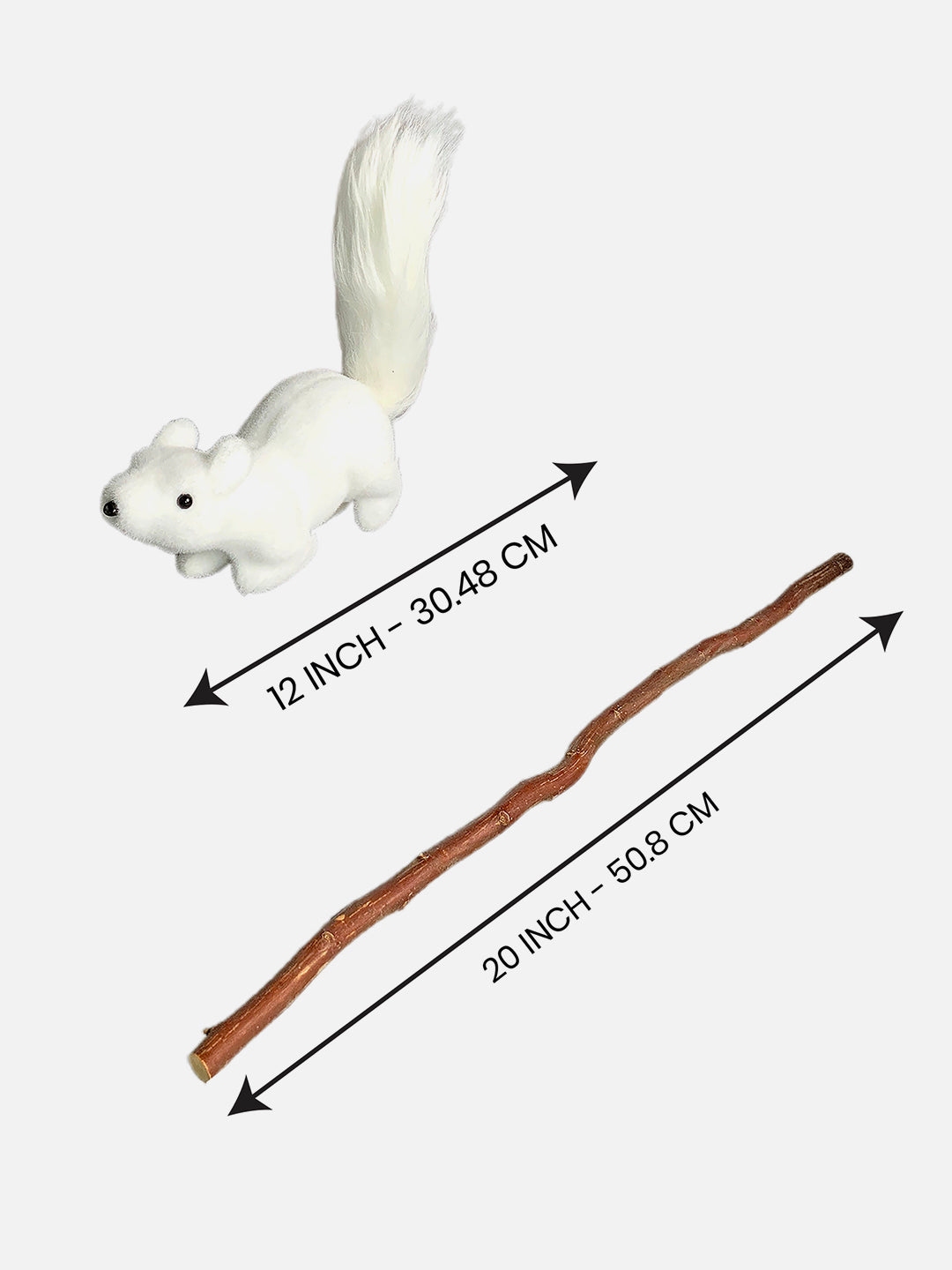 2 pcs Squirrel combo set Christmas Tree & Table Decor