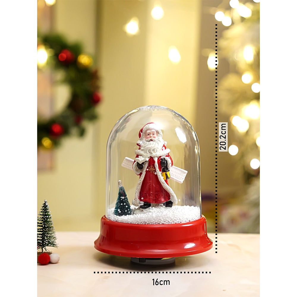 Lucky Bell Santa , Musical Snow Golbe Dome Christmas Décor and Decoration.