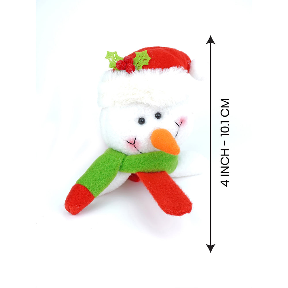 2pcs 3d Snowman Christmas Hairband and Snowman Wrist Band Combo set for Kids and Adults (Free Size)