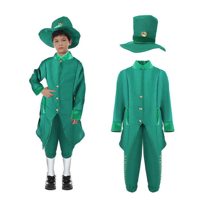 Little Surprise Box, St. Patricks Day costume for Boys, Kids Halloween Costume Dress Up-10-12Y