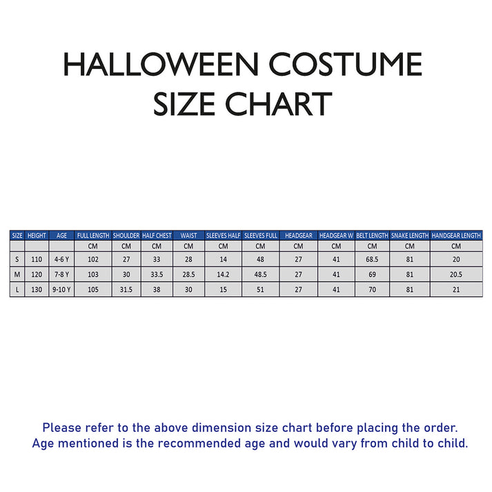 Little Surprise Box,Forest Snake Queen Kids Halloween Costume Dress Up-7-8Y