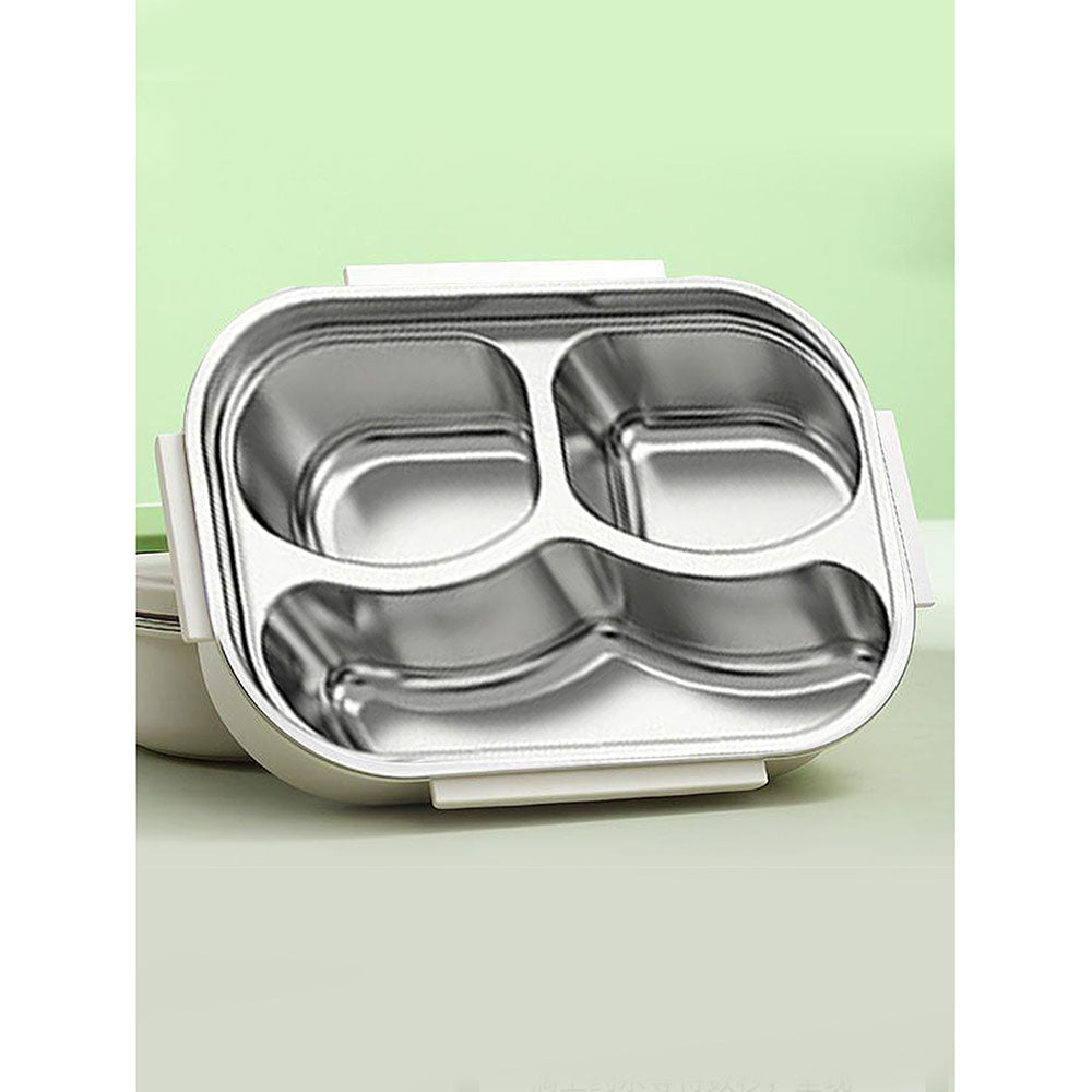 Little Surprise Box 2D Panda Medium Size Size Stainless Steel Lunch Box/Tiffin with Insulated Matching Lunch Bag, stainless steel spoon and chopsticks for Kids & Adults, 1000 ml