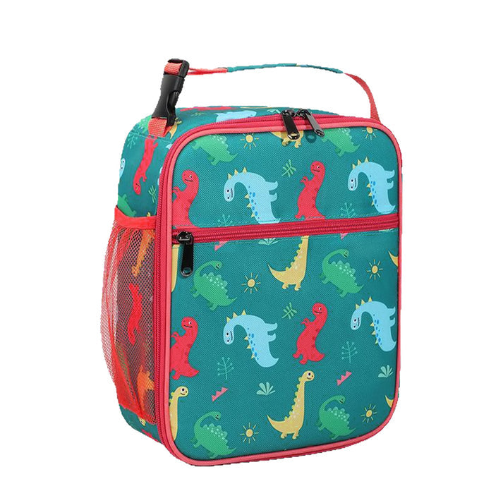 Little Surprise Box, 2 pcs Dino Lunchbag & 5 section Lunch box for Kids