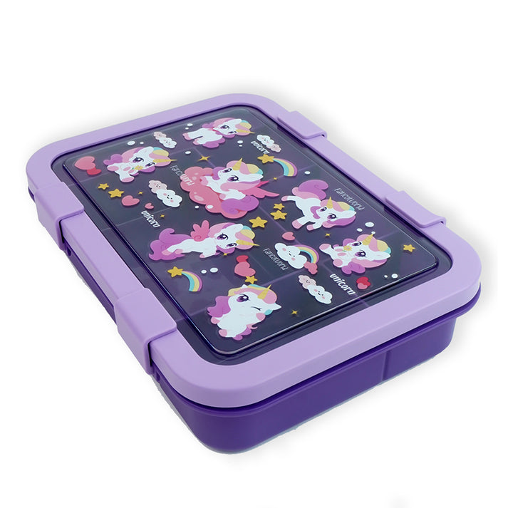 Little Surprise Box, 2 pcs Uni Lunchbag & 5 section Lunch box for Kids