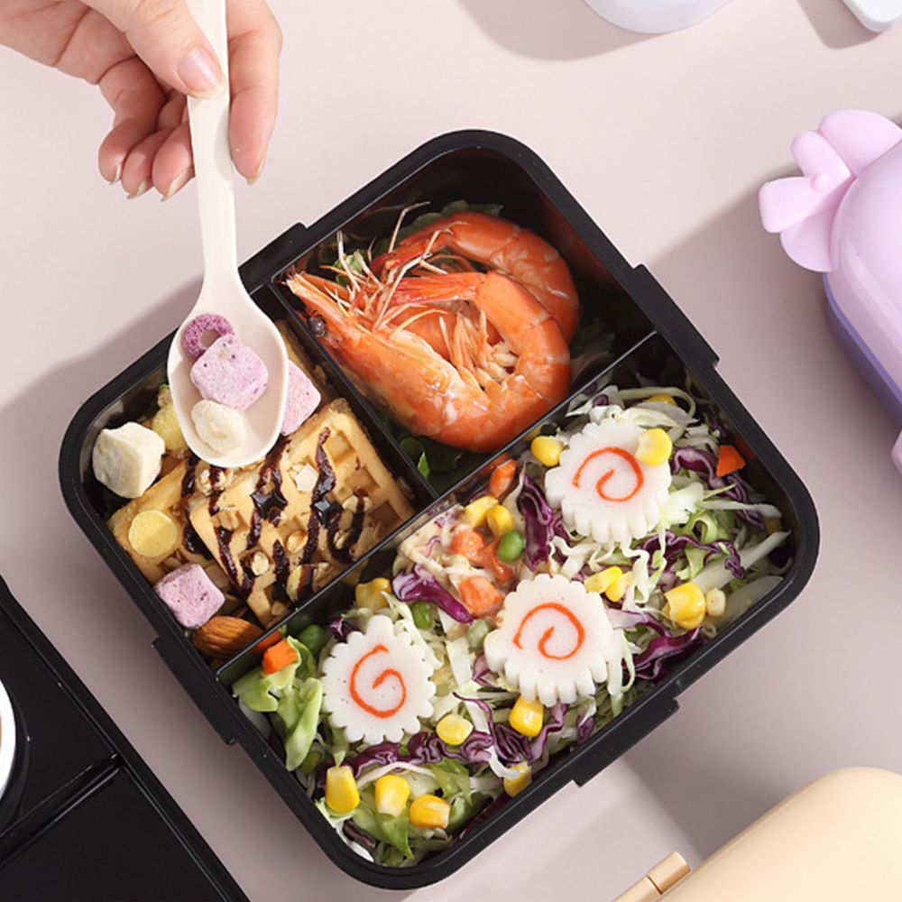 Little Surprise Box, Black Panda 2 decker Lunch Box for Kids