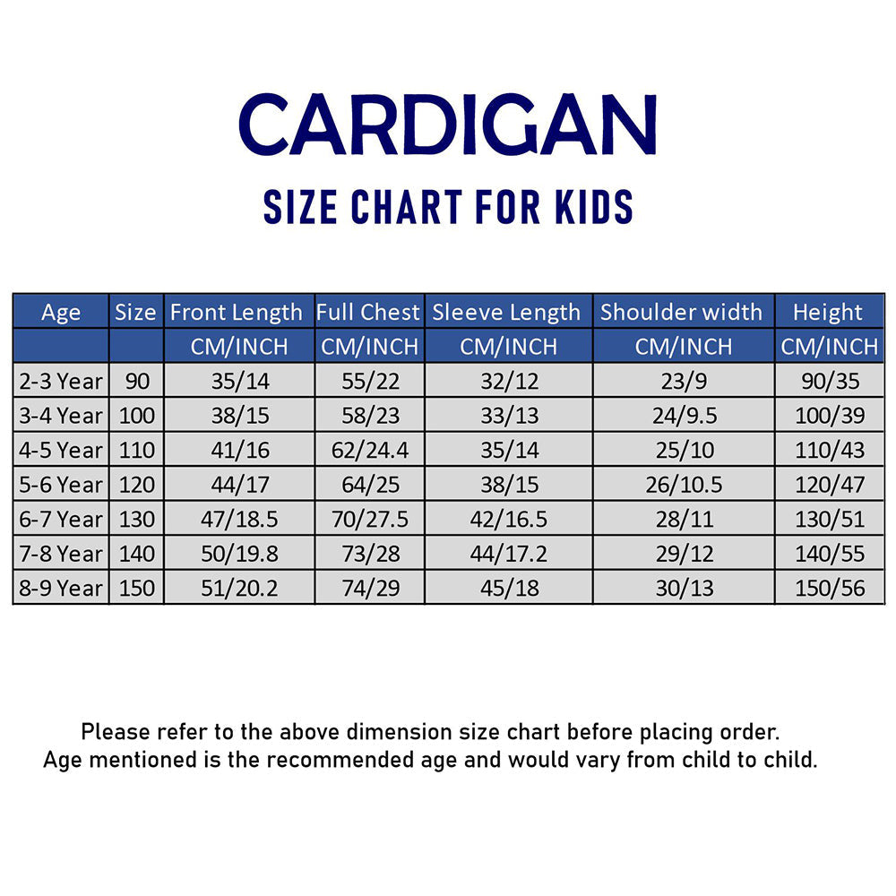 Red Santa & Reindeer Winter, Christmas Cardigan Sweater for Kids