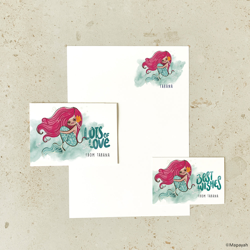 KIT - Personalised Stationery Set - Mermaid