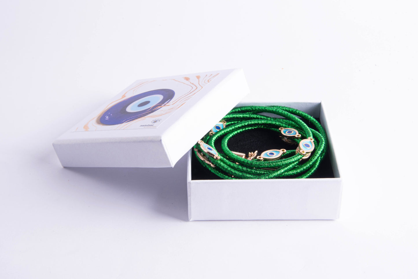 Metallic Crossbody Lanyard-Green
