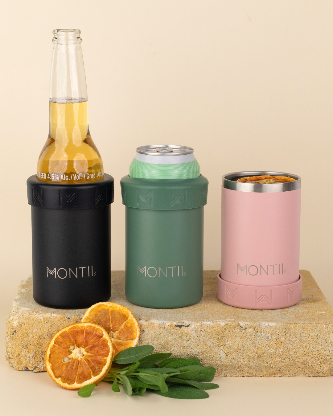 MontiiCo Insulated Can & Bottle Cooler - Blossom