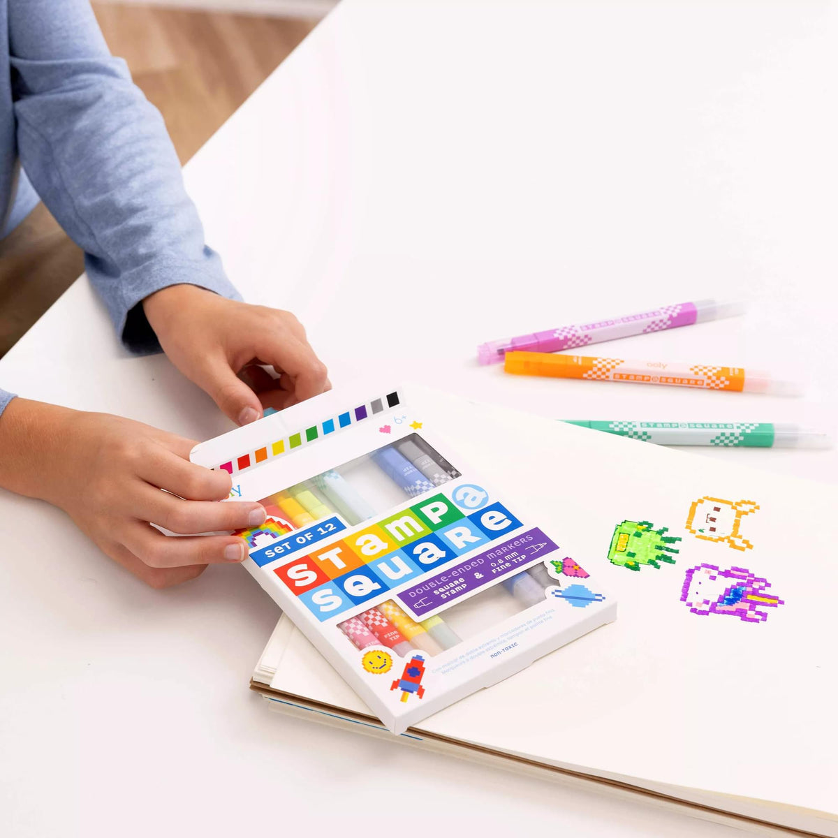 Stamp A Square Double Ended Markers