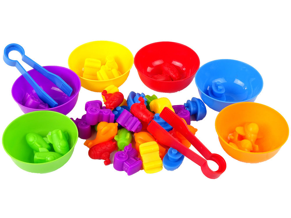 Open Ended Vehicle Lab Montessori Sorting Toy (44 Pcs)-Learning & Education-Open Ended-Toycra