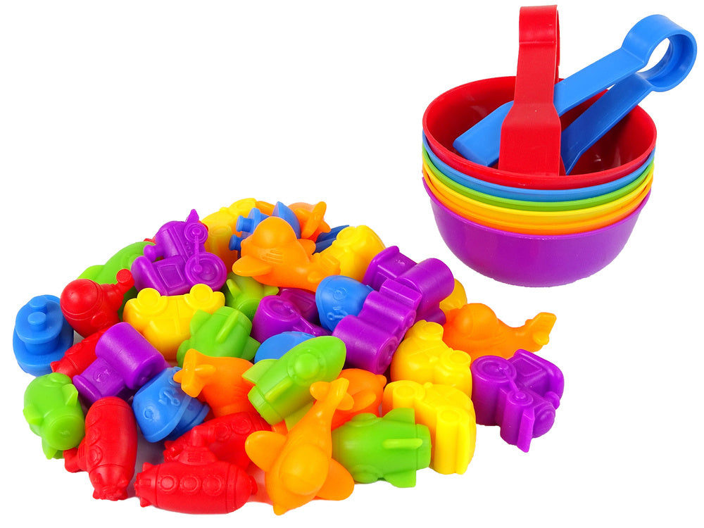 Open Ended Vehicle Lab Montessori Sorting Toy (44 Pcs)-Learning & Education-Open Ended-Toycra