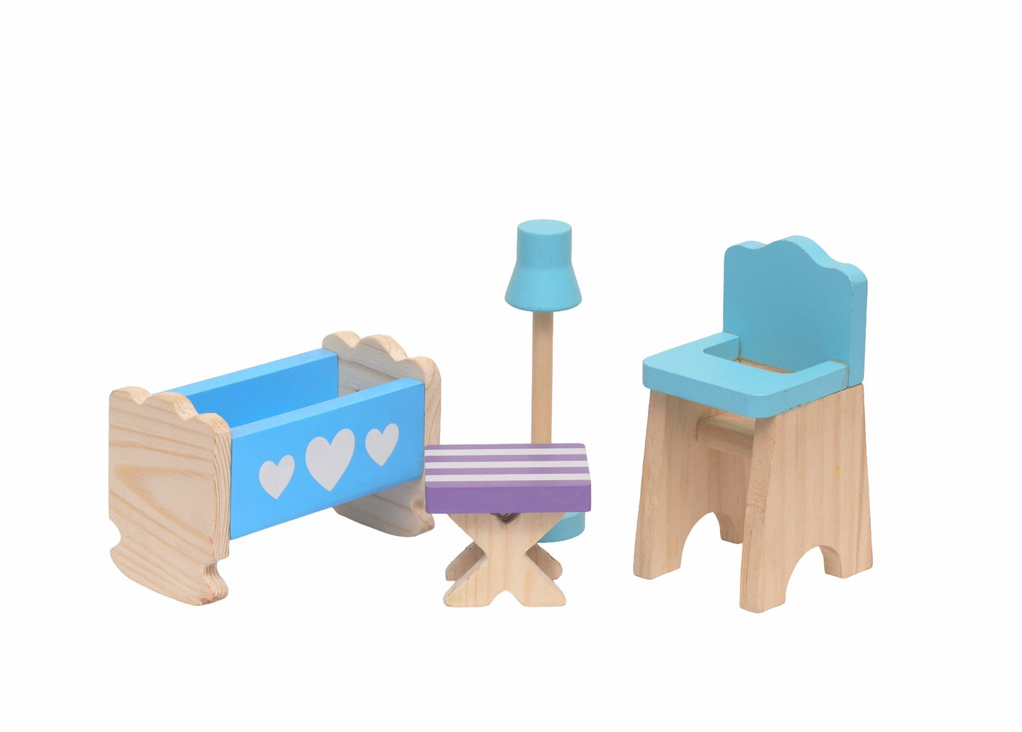 Open Ended Wooden Doll House - Grand Mansion (28 pcs furniture included)-Pretend Play-Open Ended-Toycra