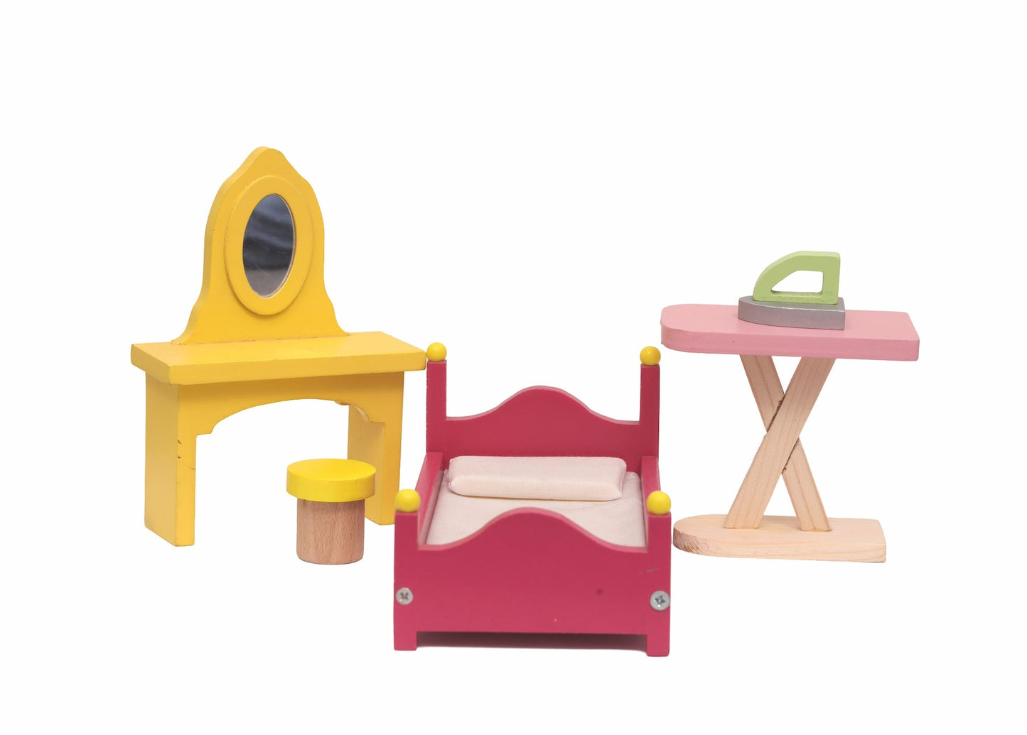 Open Ended Wooden Doll House - Grand Mansion (28 pcs furniture included)-Pretend Play-Open Ended-Toycra