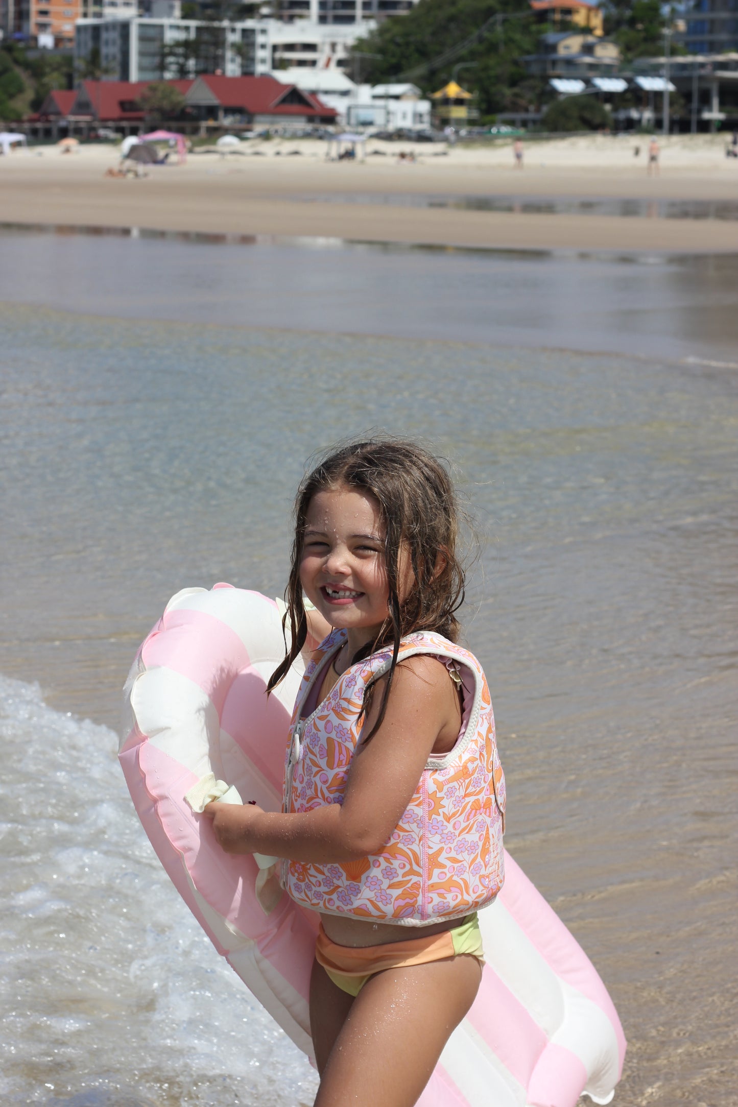 Kids Swim Vest 3-6 Ocean Magic Pink