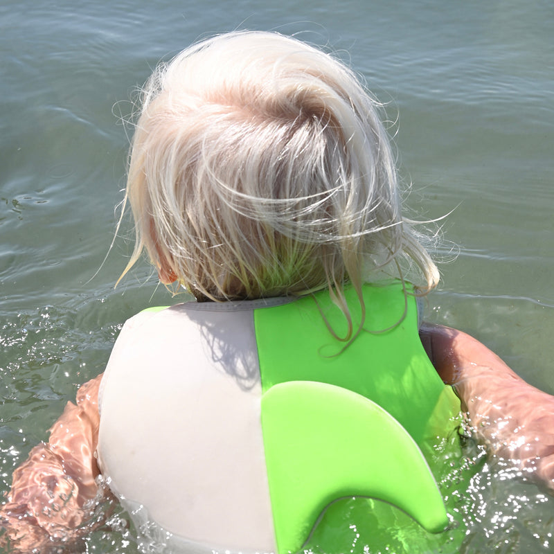 Kids Swim Vest 2-3 Shred Turtle Aqua