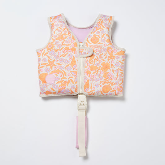 Kids Swim Vest 1-2 Ocean Magic Pink
