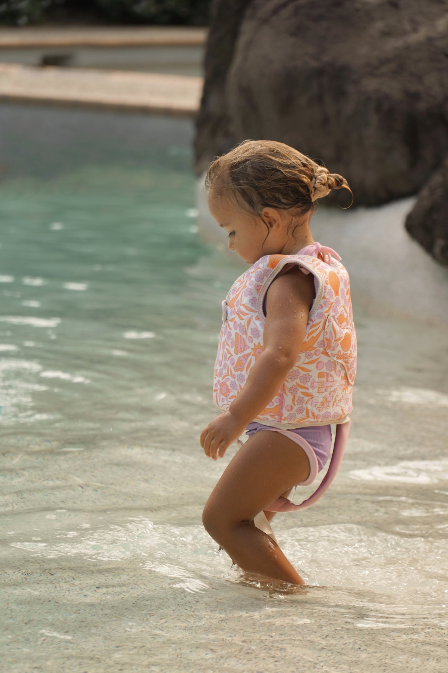 Kids Swim Vest 1-2 Ocean Magic Pink