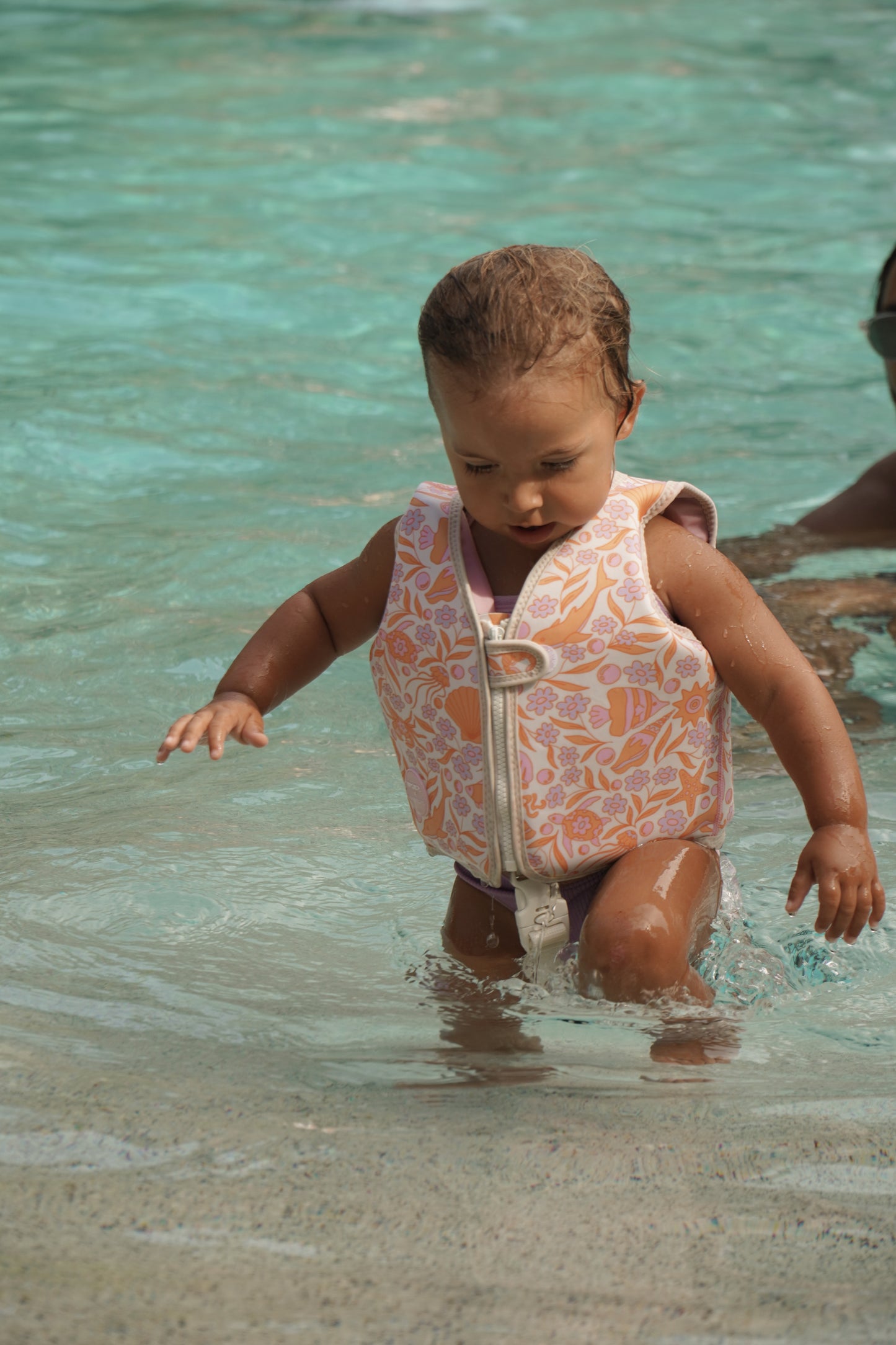 Kids Swim Vest 1-2 Ocean Magic Pink