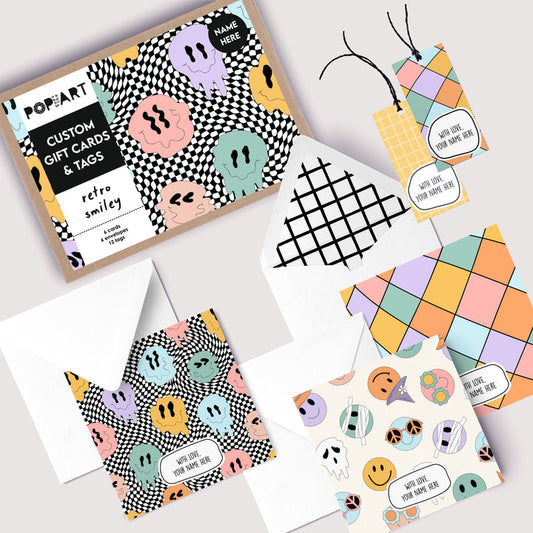 Gift Cards & Tags | Retro Smiley