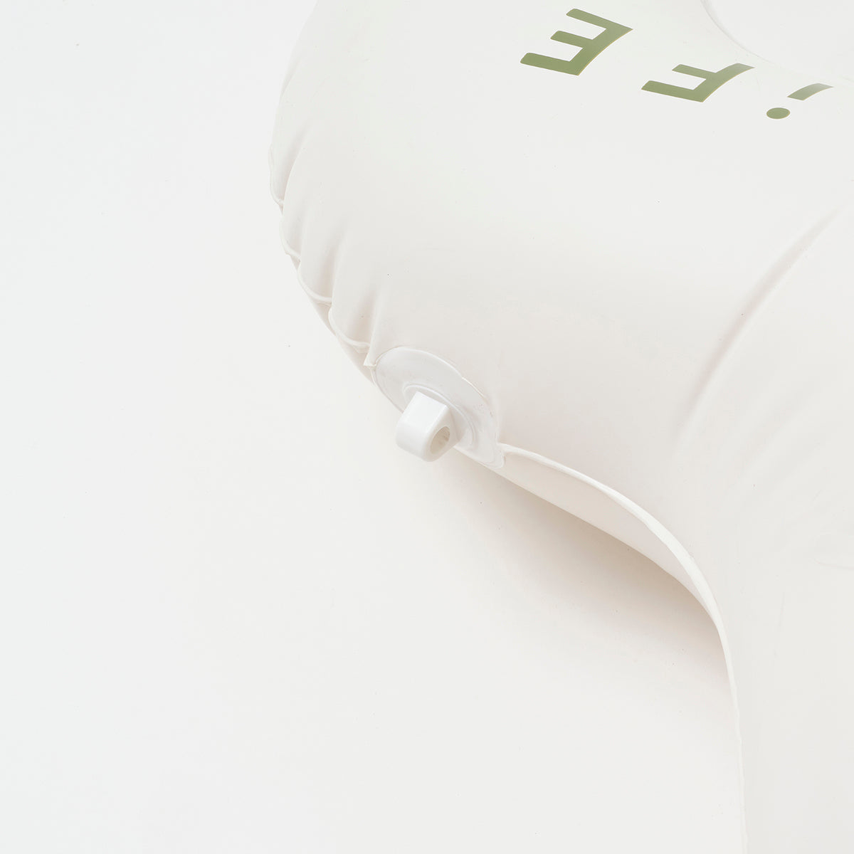 SUNNYLiFE Olive color inflatable Luxe Lie-On Float Camera