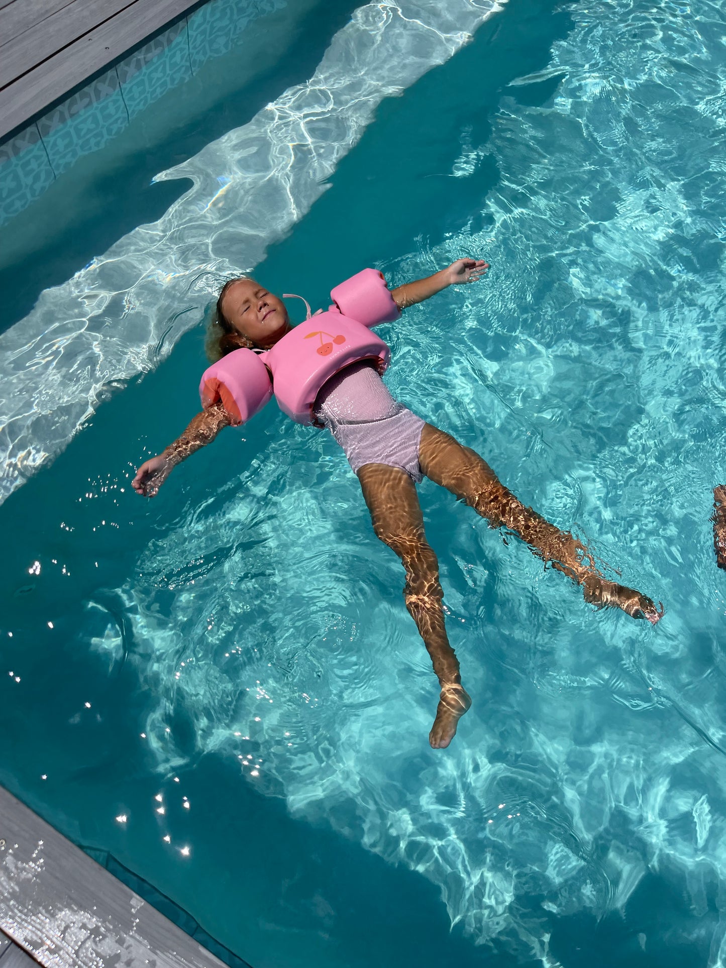 Floatie Jacket 3-6 Years | Cotton Candy Cherry