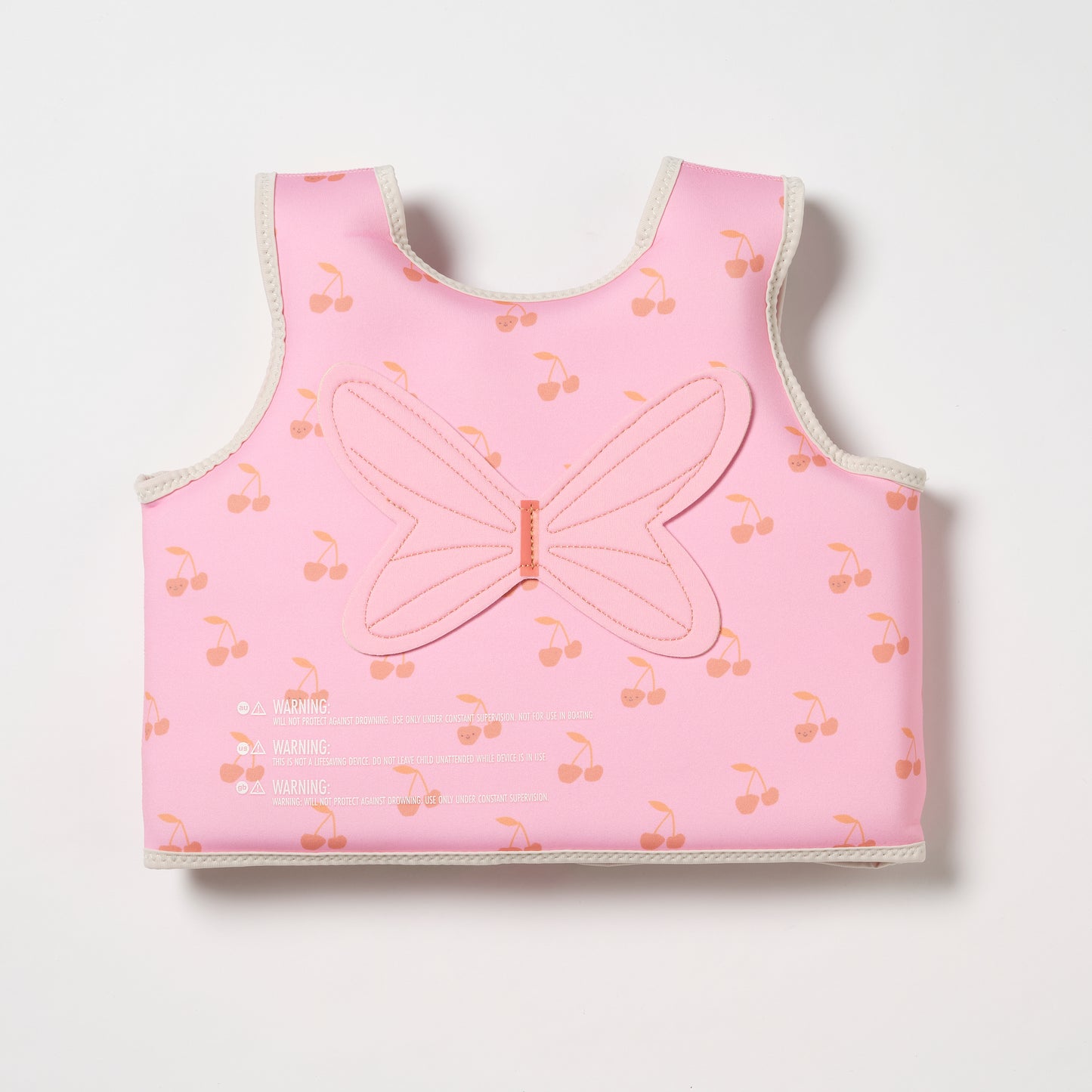 Kids Swim Vest 3-6 Cotton Candy Cherry