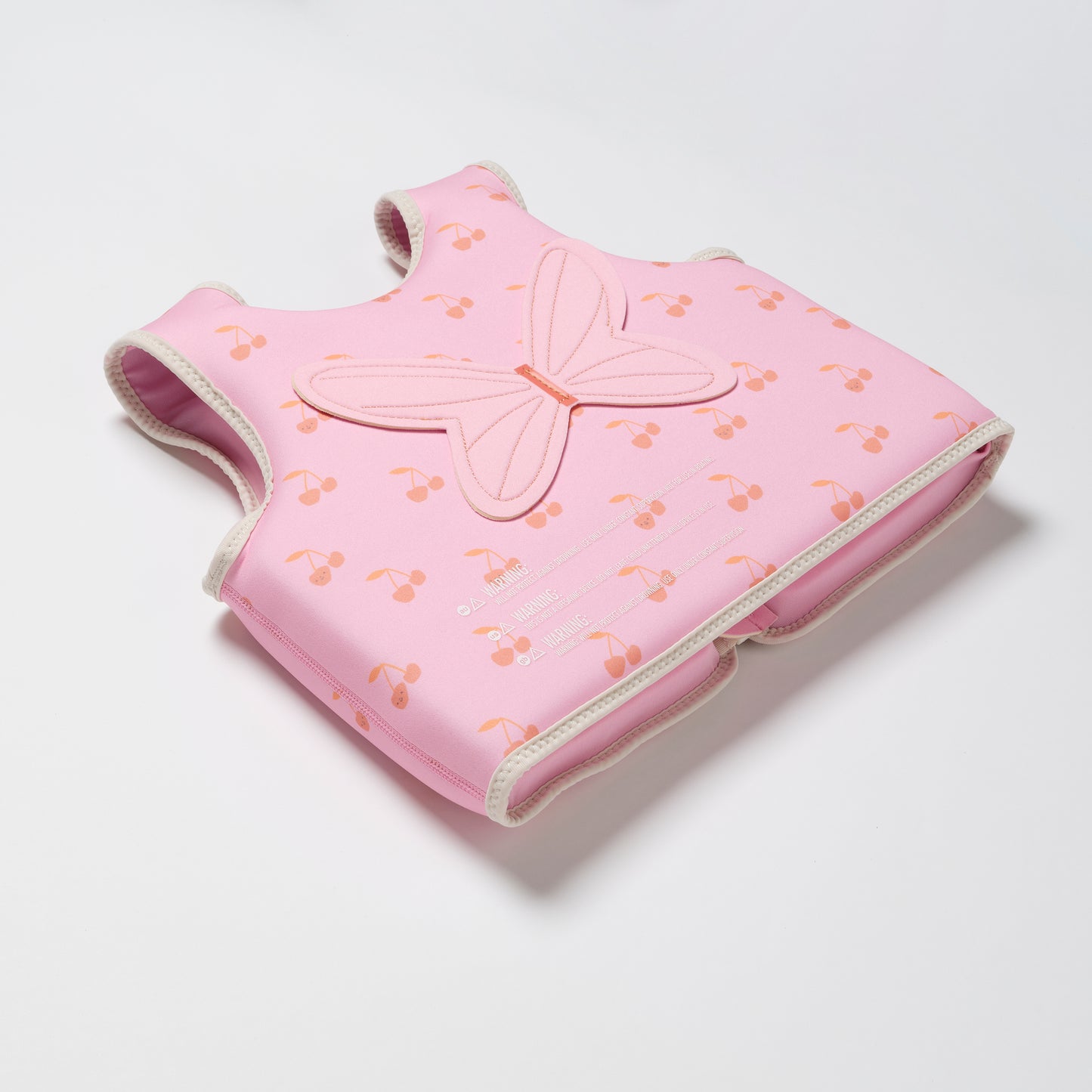 Kids Swim Vest 3-6 Cotton Candy Cherry