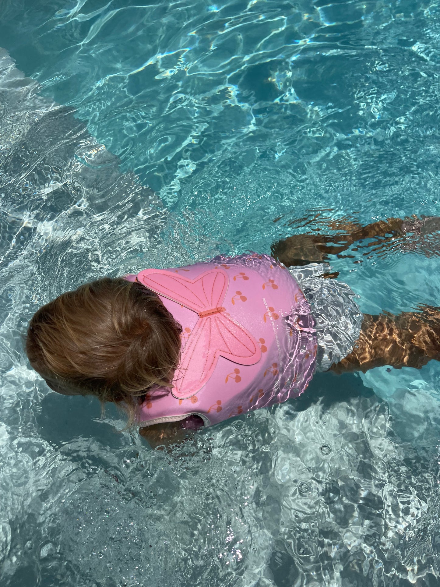 Kids Swim Vest 3-6 Cotton Candy Cherry