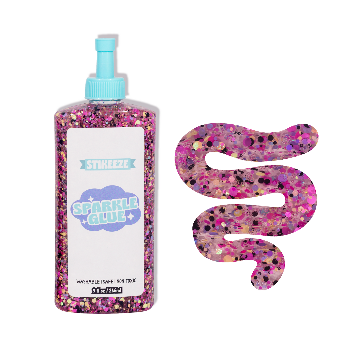 Stikeeze Sparkle Confetti Glue | Twilight Twinkle | 266ml