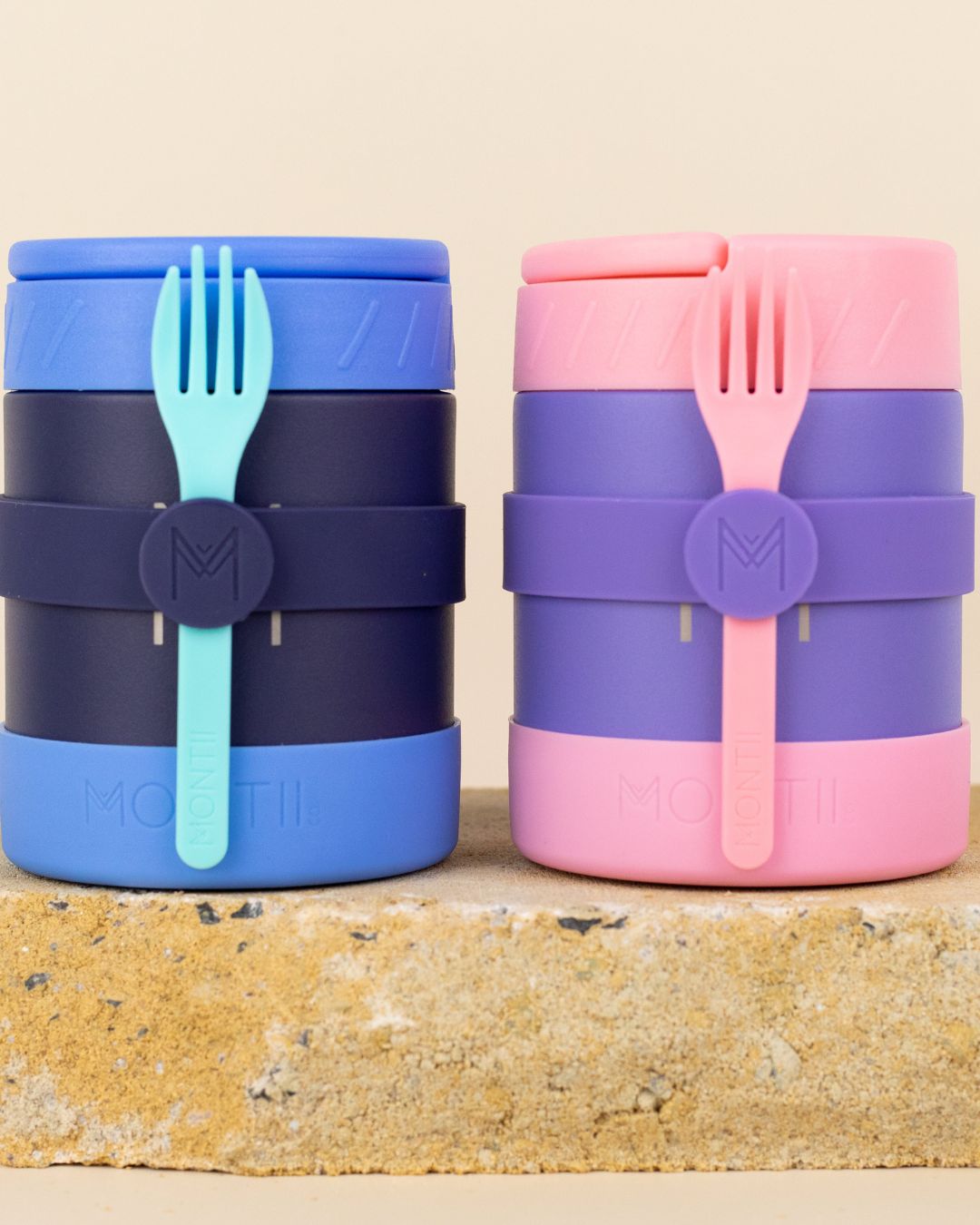 MontiiCo Silicone Cutlery Band - Grape