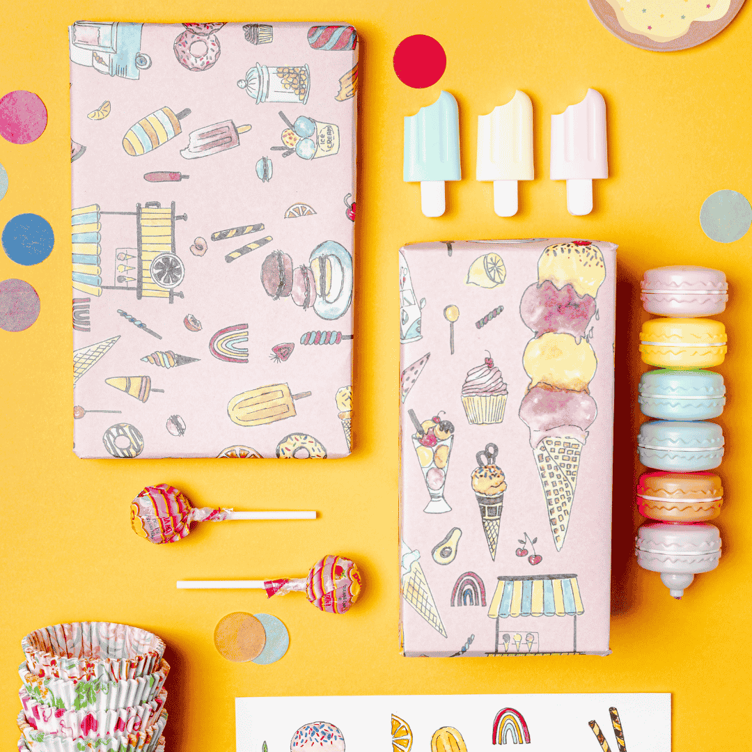 Gift Wrap | Sugar Rush- Set of 8