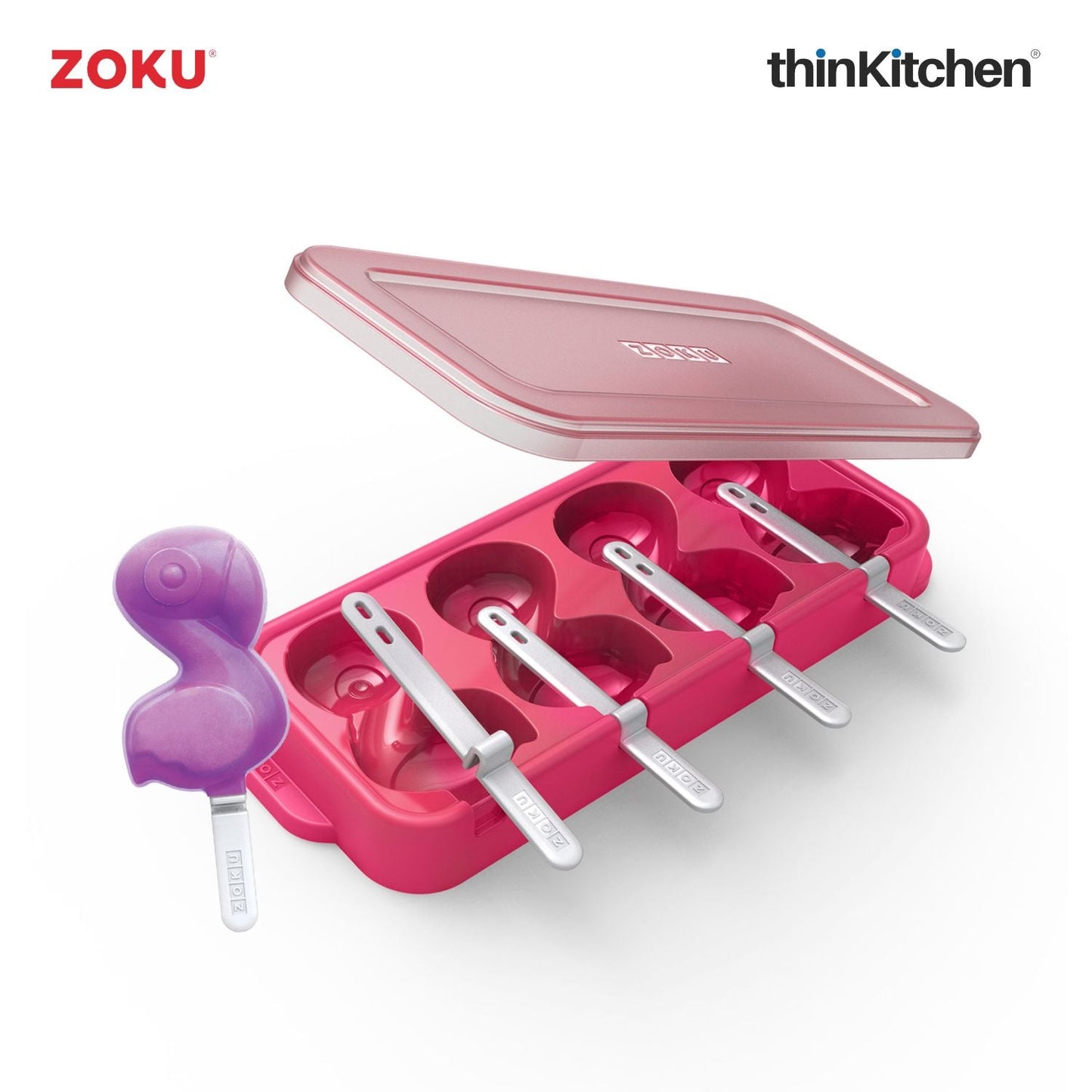 thinKitchen™ Zoku Flamingo Ice Pop Mold