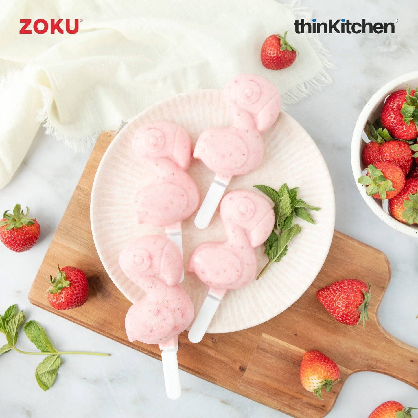 thinKitchen™ Zoku Flamingo Ice Pop Mold