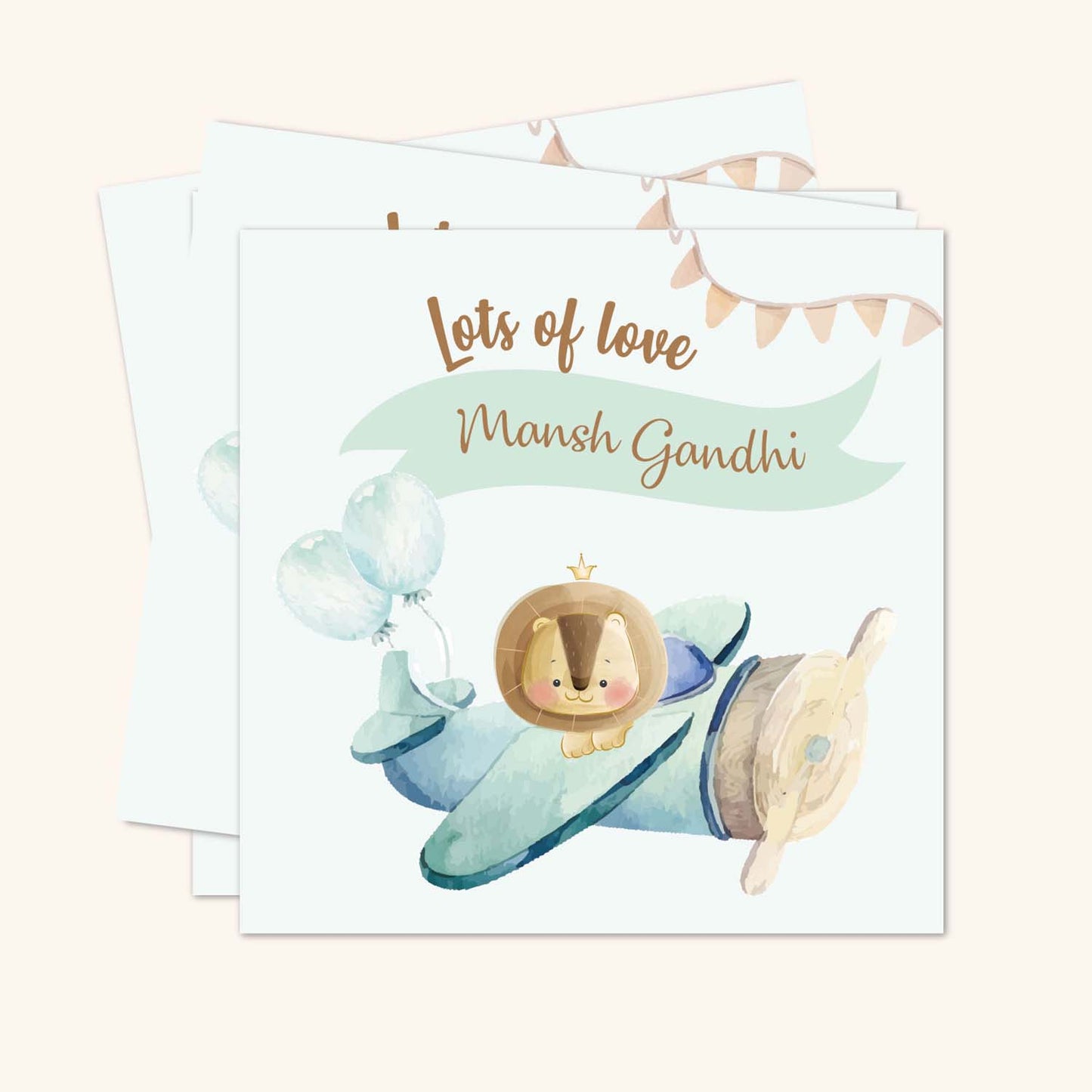 Square Gift Tags - Set of 24 | Personalised