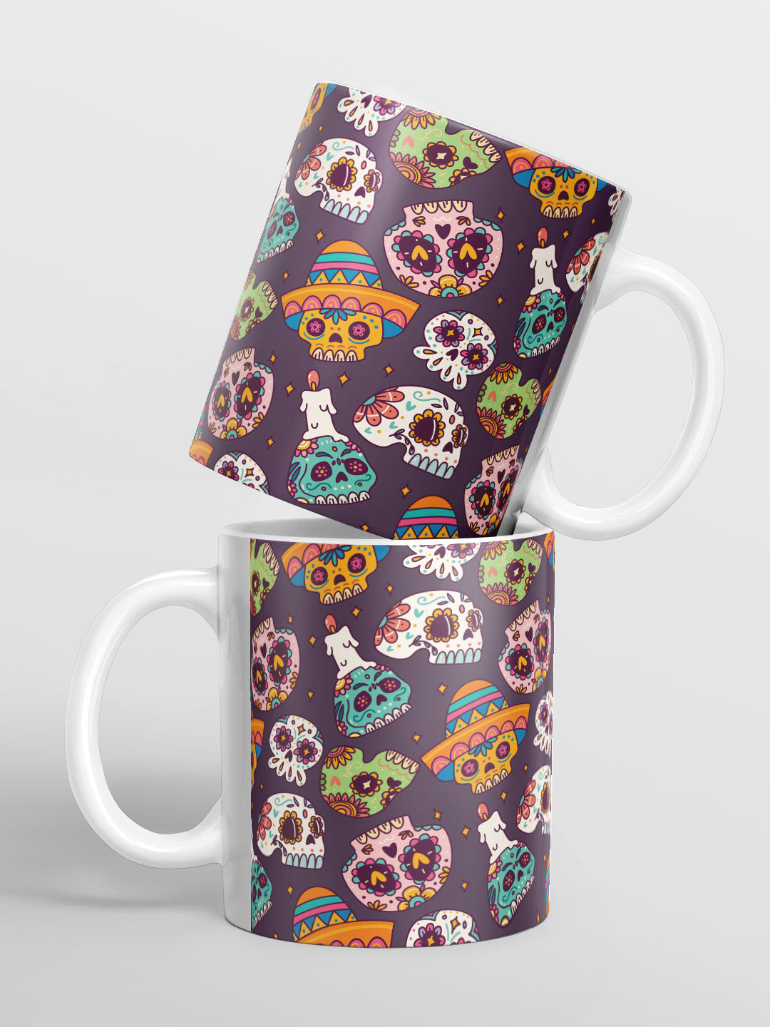 Stylish Skulls - Coffee Mug Ceramic 325 ml White