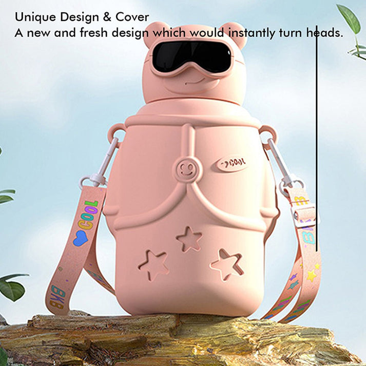 Little Surprise Box Diy Sticker Pink Specsy Ted Kids Water Botter, 500 Ml