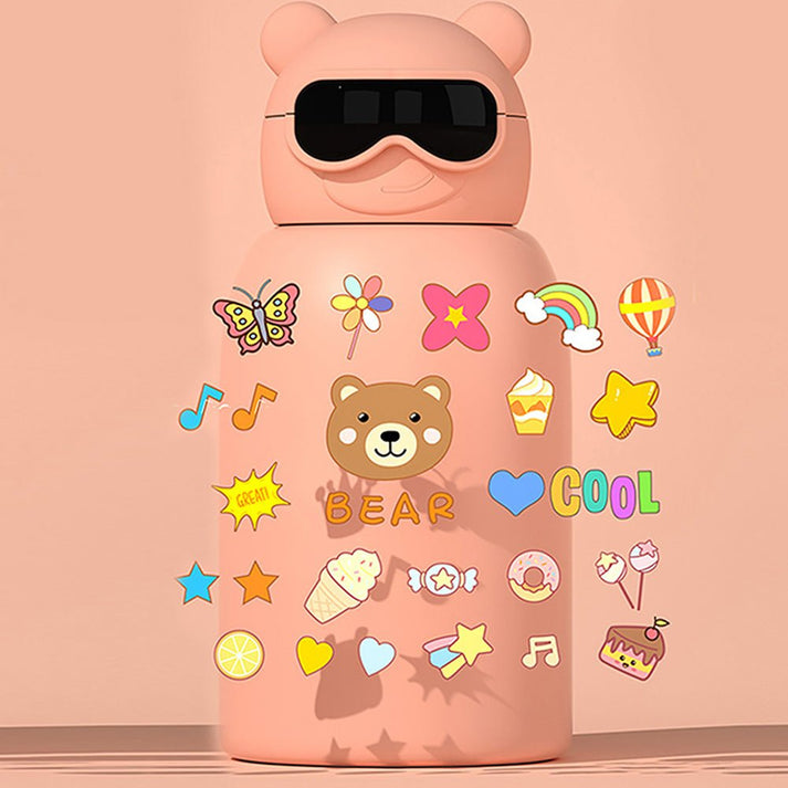 Little Surprise Box Diy Sticker Pink Specsy Ted Kids Water Botter, 500 Ml