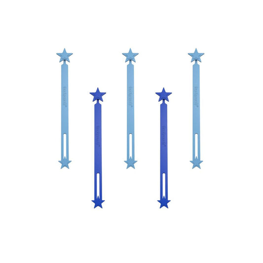 Lunch Punch Silicone Wrap Bands - Blue