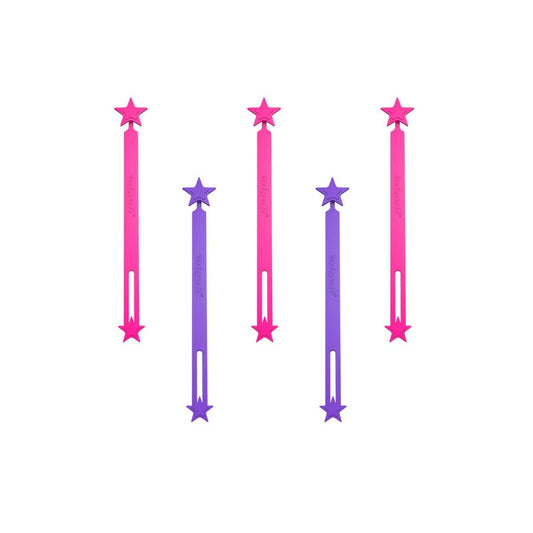 Lunch Punch Silicone Wrap Bands - Pink