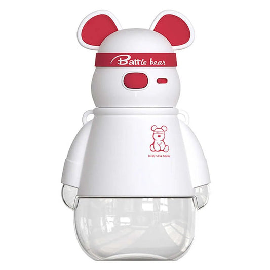 Little Surprise Box White, Kelly Jo Bear water bottle for Kids and Adults, 1100 ML, Red
