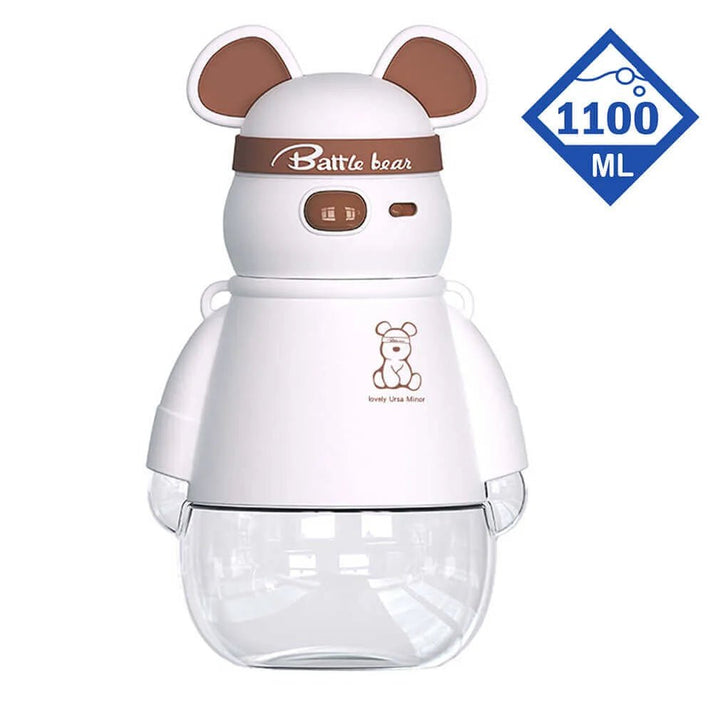 Little Surprise Box White, Kelly Jo Bear water bottle for Kids and Adults, 1100 ML, Brown