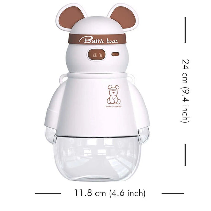 Little Surprise Box White, Kelly Jo Bear water bottle for Kids and Adults, 1100 ML, Brown