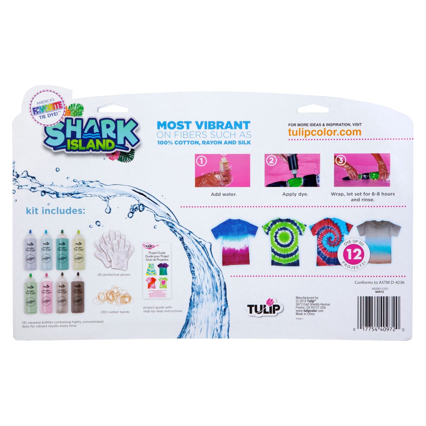 Tulip One-Step Tie-Dye Kit Shark Island