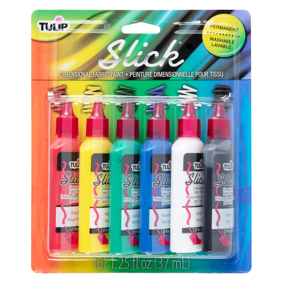 Tulip Washable Slick Dimensional Fabric Paint Set