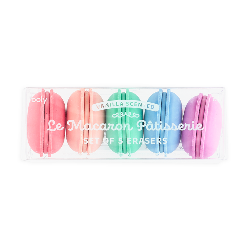 Le Macaron Patisserie Scented Eraser - Set of 5