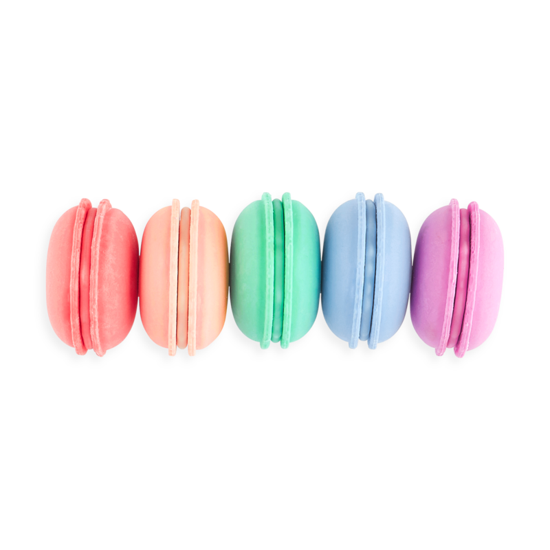 Le Macaron Patisserie Scented Eraser - Set of 5