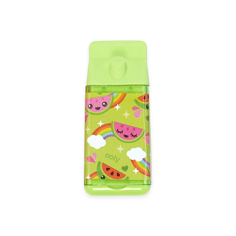 Lil' Juicy Box Scented Erasers + Sharpeners