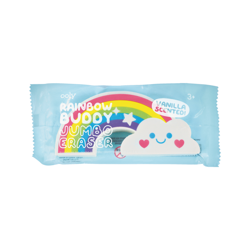 Rainbow Buddy Scented Jumbo Eraser - Display of 15