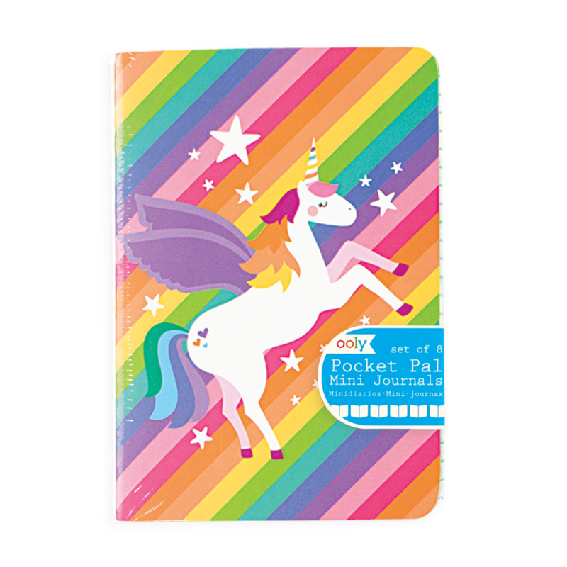 Mini Pocket Pal Journals - Set of 8 - Unique Unicorns